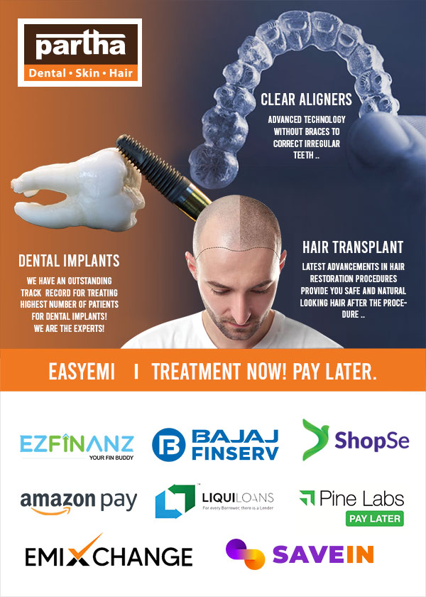 EasyEMI Treatment Now in Partha Dental Skin Hair Clinic