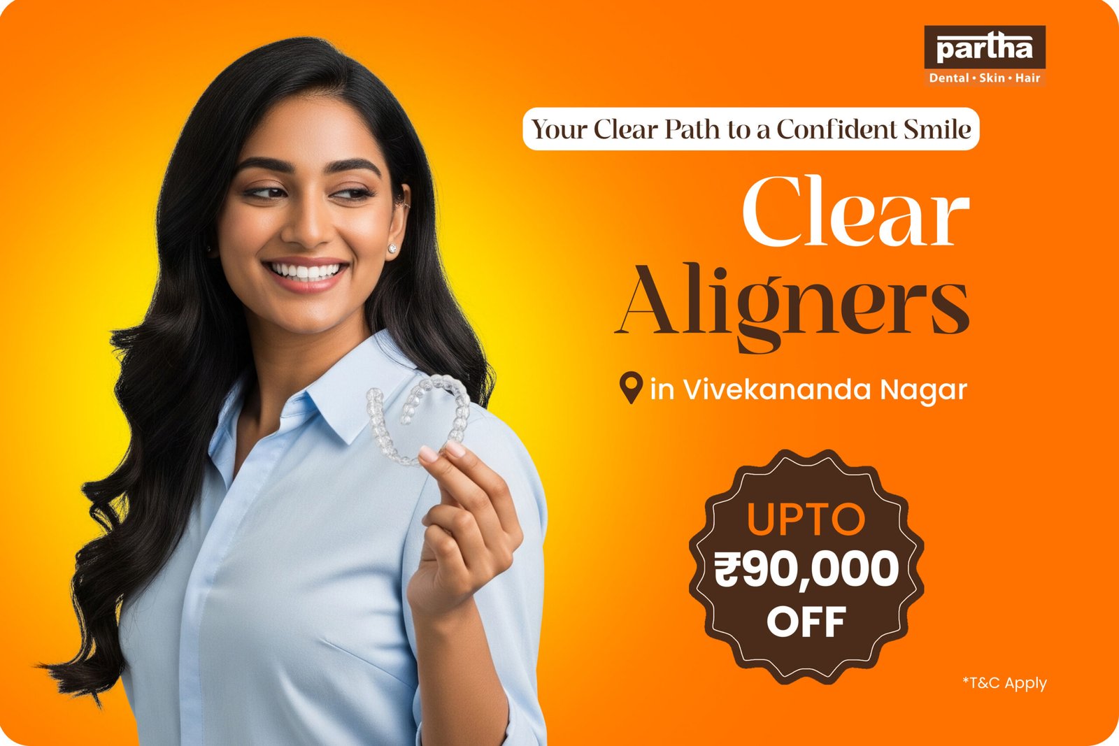 Clear Aligners or Invisible Braces Treatment in Vivekananda Nagar, Kukatpally – Save Up to 90,000 1 Clear-Aligners - Vivekananda Nagar