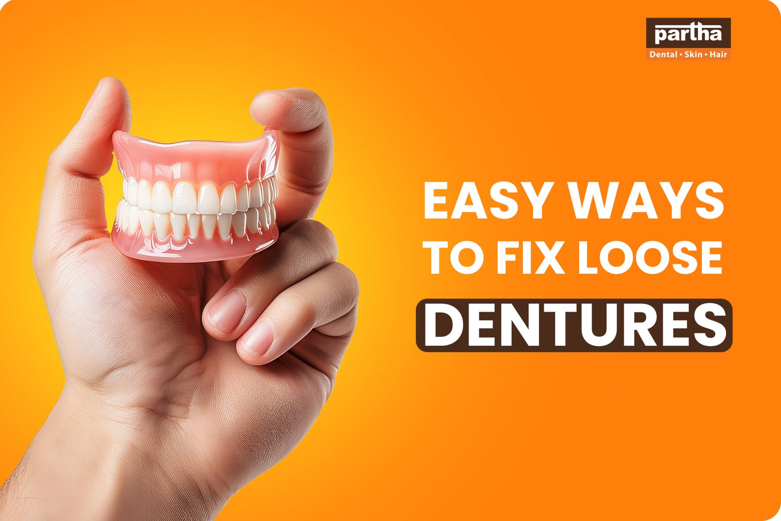 Easy Ways To Fix Loose Dentures scaled