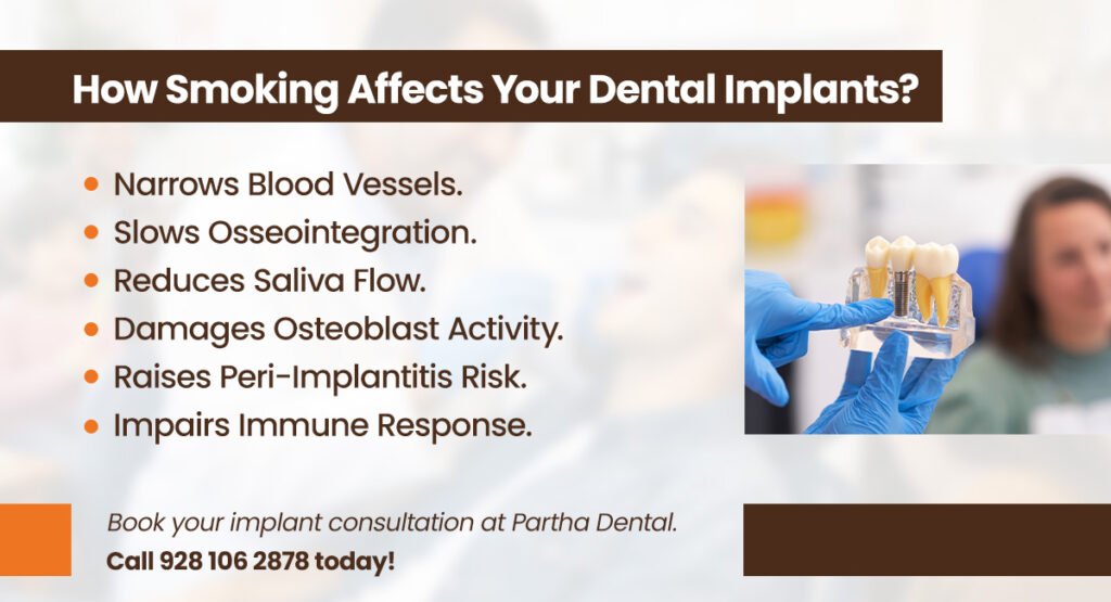 Dental Implants for Smokers: Risks, Success Rates, and What to Expect 2 how smoking affects your dental implants
