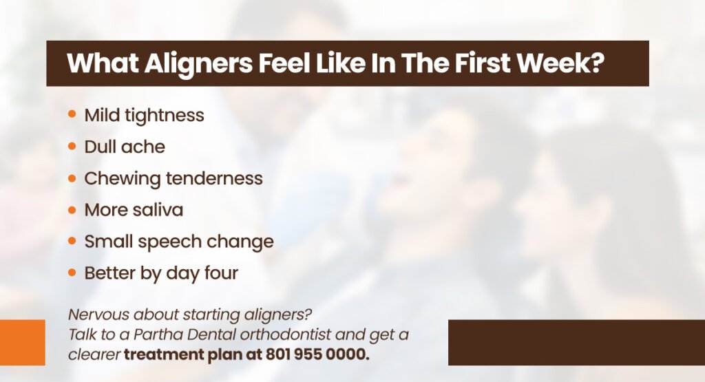Are Aligners Painful? What to Expect During Treatment 2 what aligners feel like in the first week