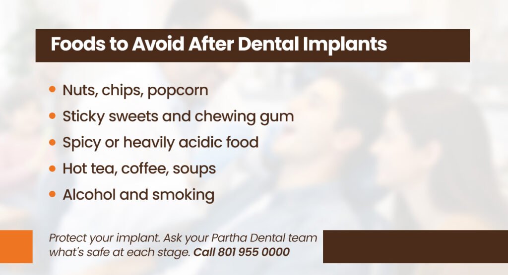Foods To Eat And Avoid After Dental Implant Surgery 2 foods to avoid after dental implants