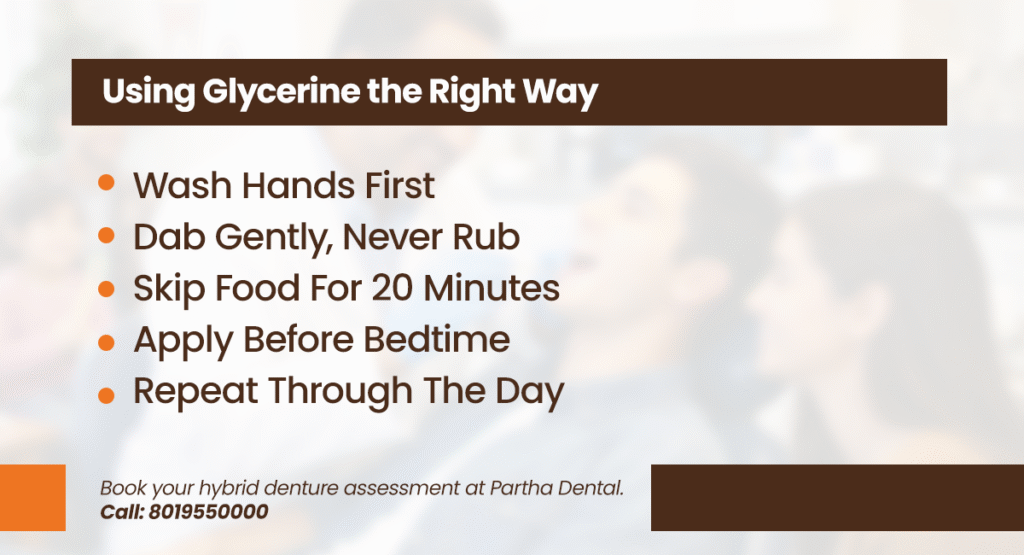 Glycerine for Mouth Ulcers: Benefits, How to Use Healing Time 2 using glycerine the right way