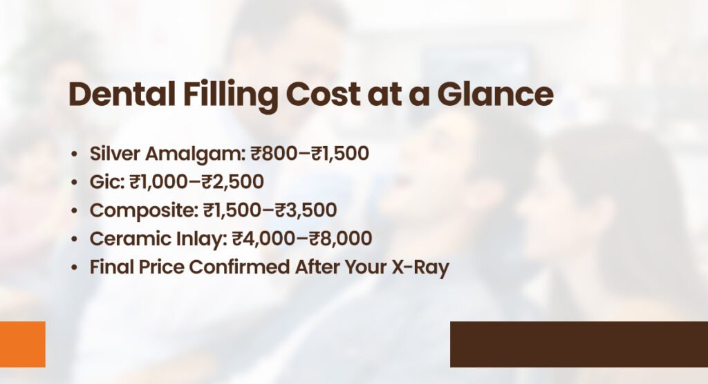 Dental Filling Cost in Hyderabad – Get a Detailed Price Estimate 2 dental filling cost at a glance